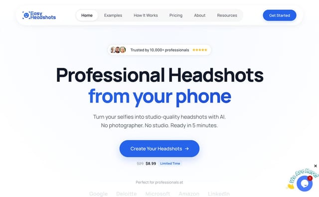 EasyHeadshots.ai - AI SaaS