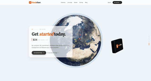 FindrFleet - IoT & GPS Tracking