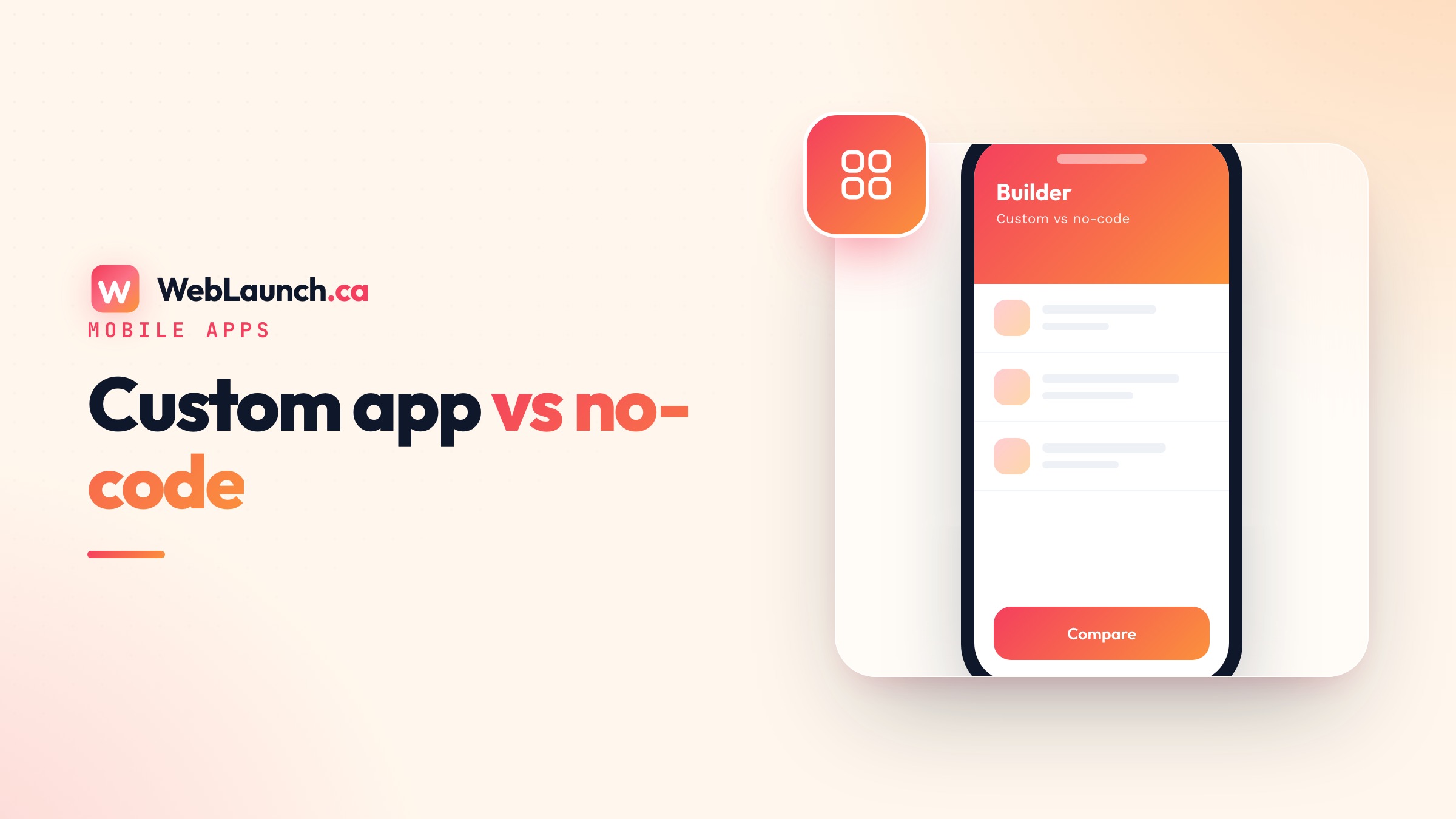Custom App vs No-Code (Bubble, Glide, Adalo, Softr): What Small Businesses Should Actually Pick